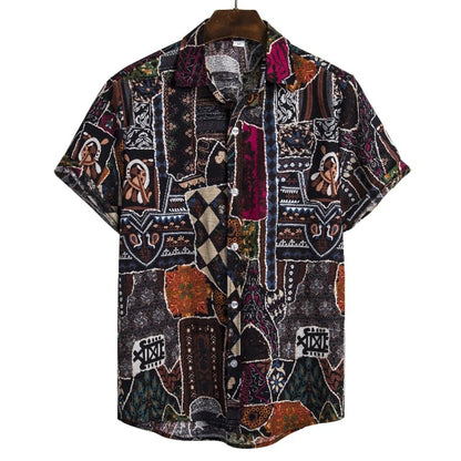 Boho Geometric Beach Shirt