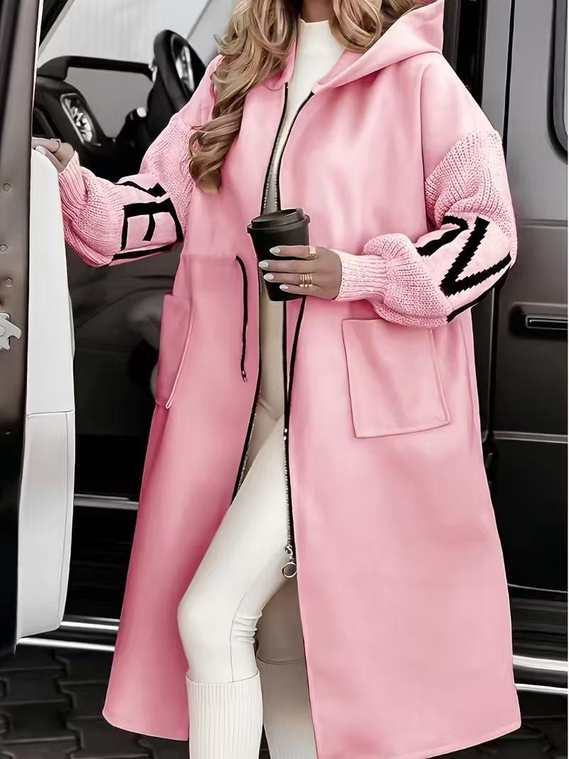 Women's Wear Casual Hooded Long Coat