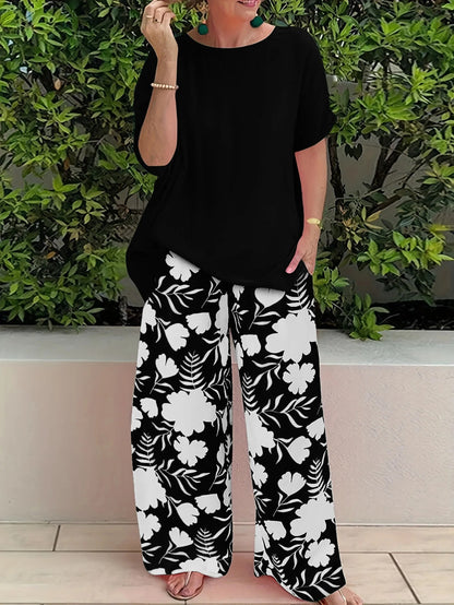 Elegant Wide-Leg Set