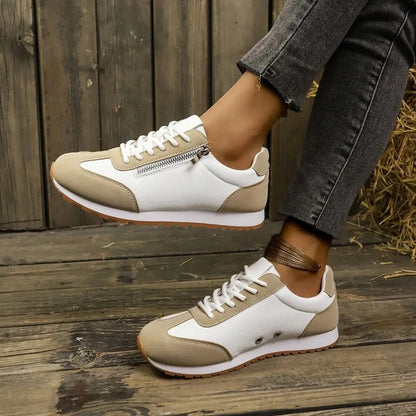 Comfort Lace Up Flat Women's Sneakers