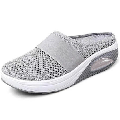 Vintage Comfort Wedge Platform Slippers