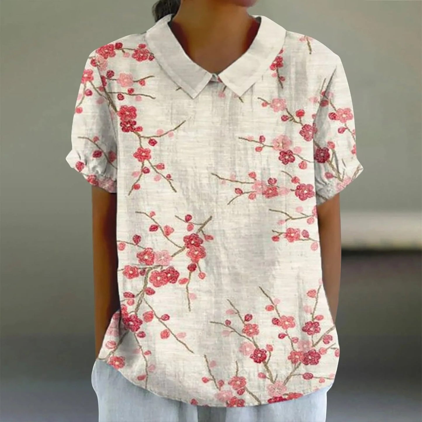 Artistic Flower Vintage Tee