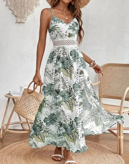 Floral Breeze Boho Vacation Dress