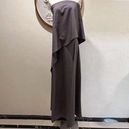 Elegant Strapless Top & Skirt Set