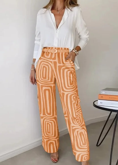 Starlight Bloom Printed Suit Set