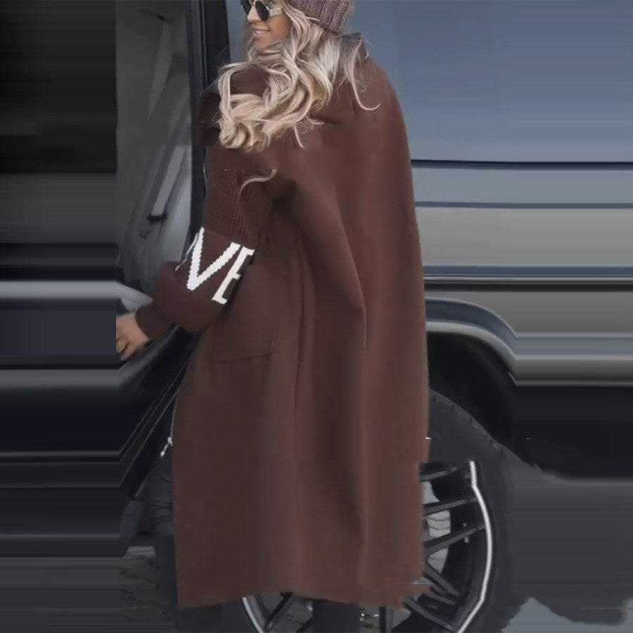 Women's Wear Casual Hooded Long Coat