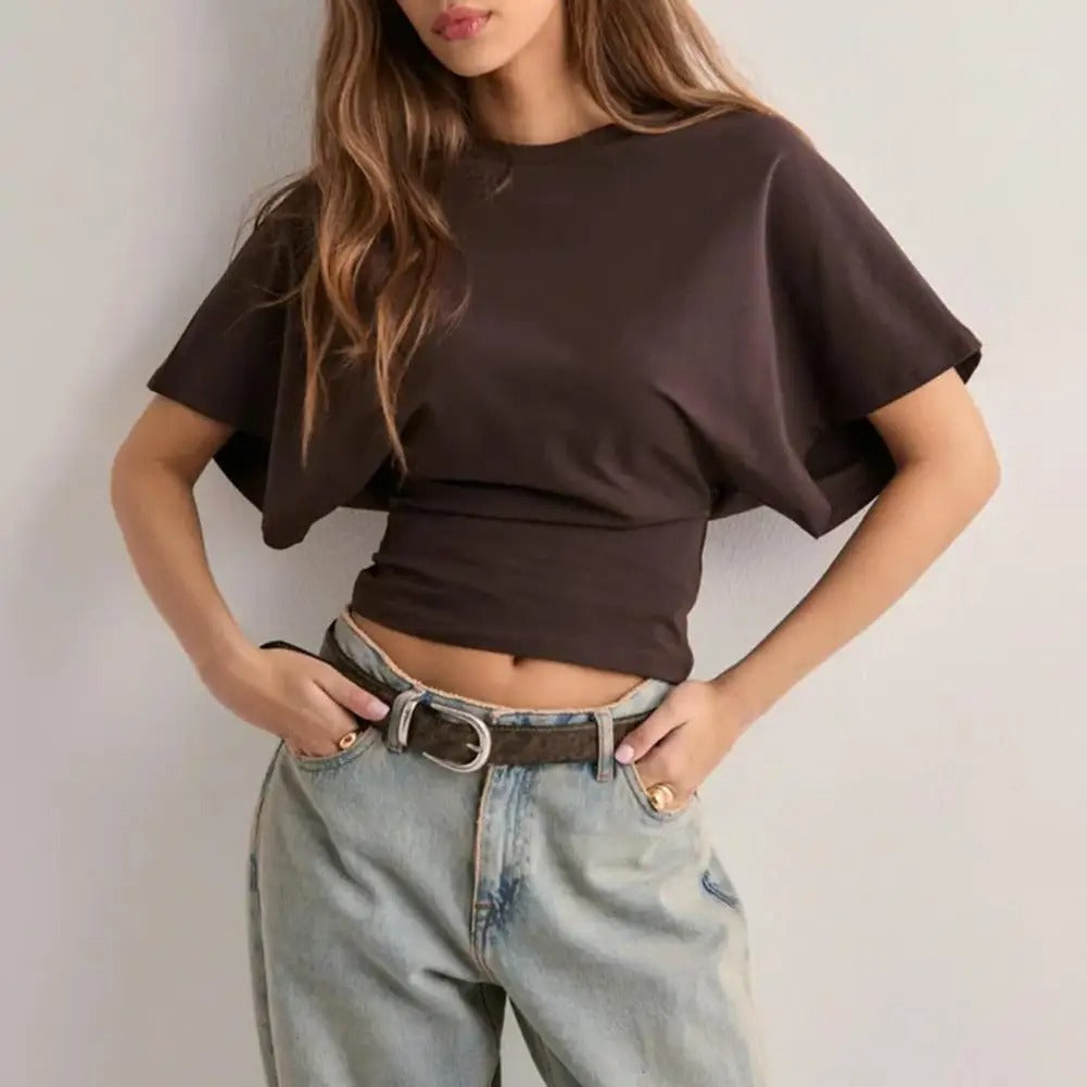 Breathable Solid Color Summer Tee