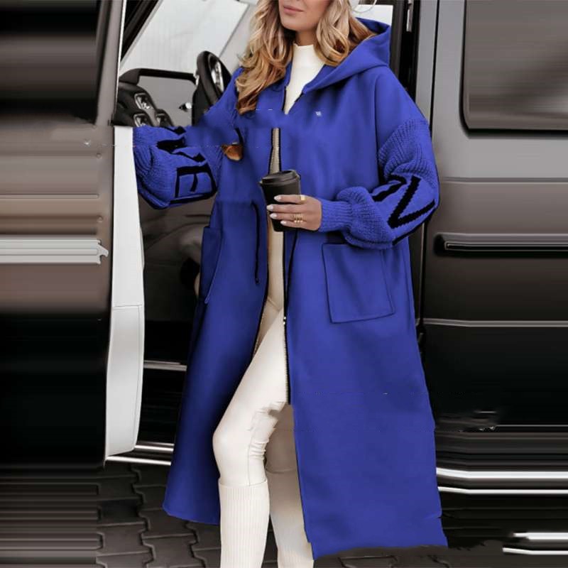 Women's Wear Casual Hooded Long Coat