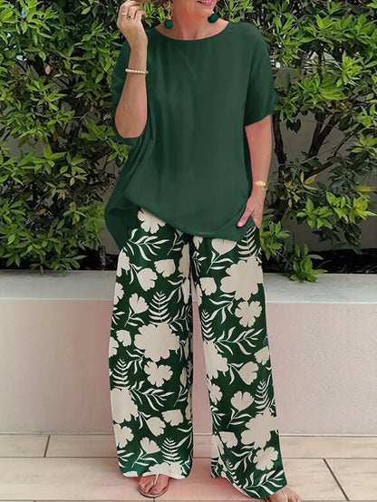 Elegant Wide-Leg Set