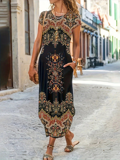 Elegant Ease Loose Fit Casual Dress