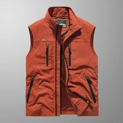 Multi-pocket Mesh Vest
