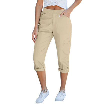 Ease Fit Charm High Waist Knit Capris