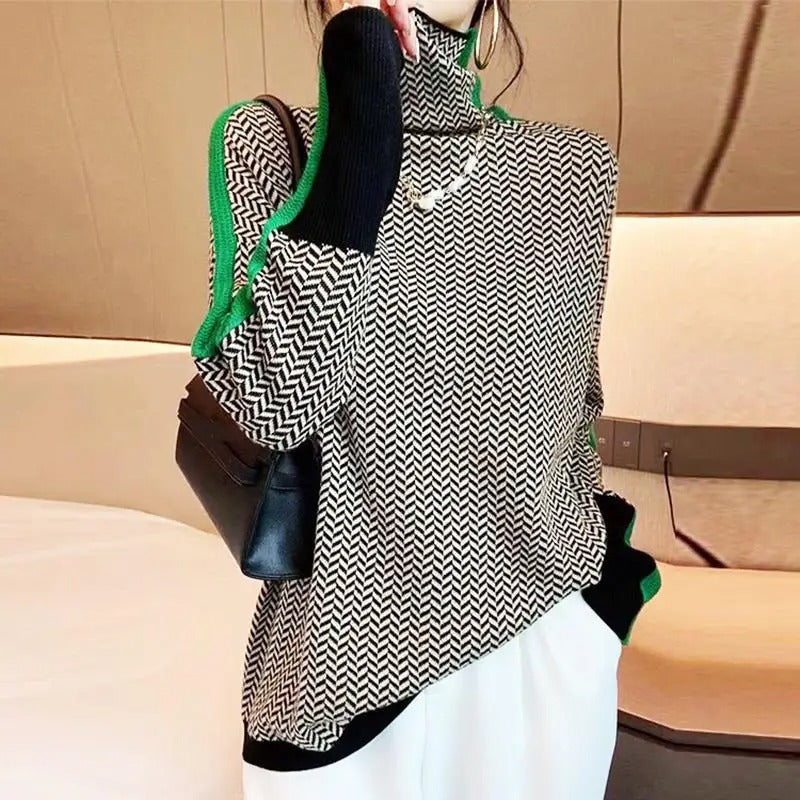 Elegant Slim Fit Turtleneck Sweater