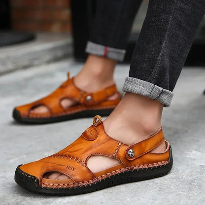Terra Flex Men's Genuine Leather Sandals