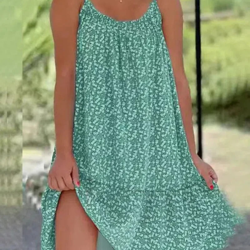Sleeveless Country Style Dress