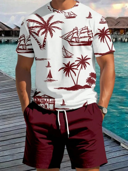 Boho Print Men's Summer Set