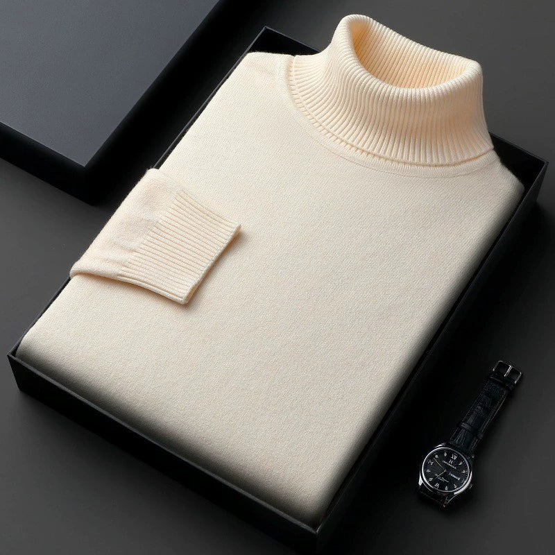 Mens Turtleneck Pullover Sweater