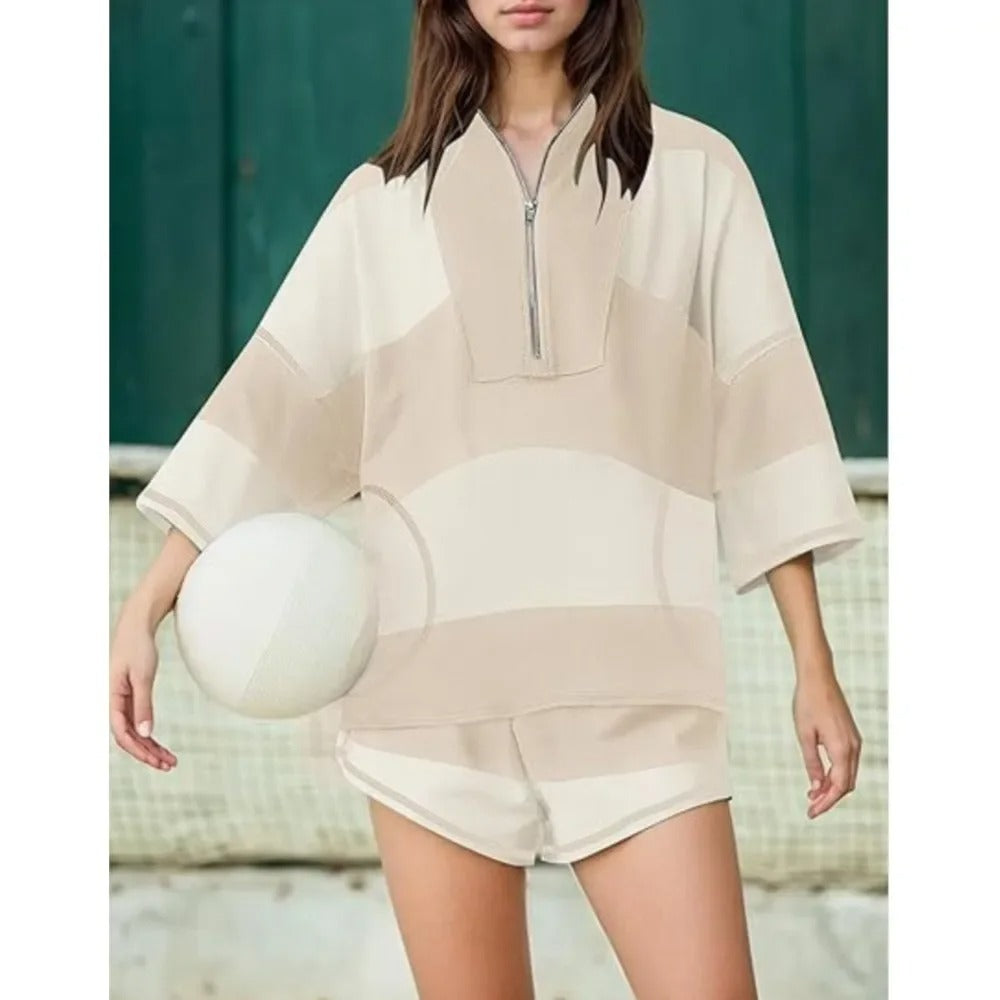 Vibe Play Striped Breeze Coord Set