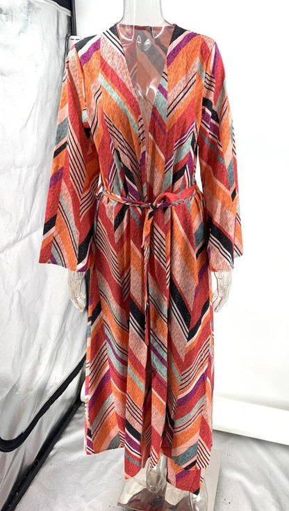 Boho Chic Geometric Two-Piece Set