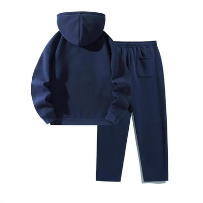 Women’s Casual Lapel Half-Zip Sweatshirt & Wide-Leg Pants Set Rich Allure