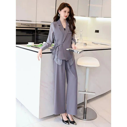 Spring Breeze Striped Two-Piece Suit