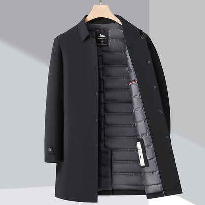 Warm Leisure Turn-Down Collar Cold-Proof Coat