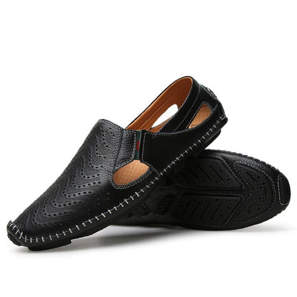 UrbanDrive Leather Mules