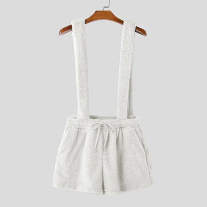 Men's Suede Overalls