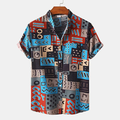 Boho Geometric Beach Shirt