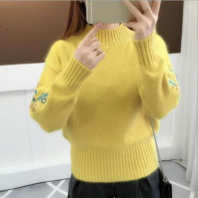 Half High Neck Long Sleeve