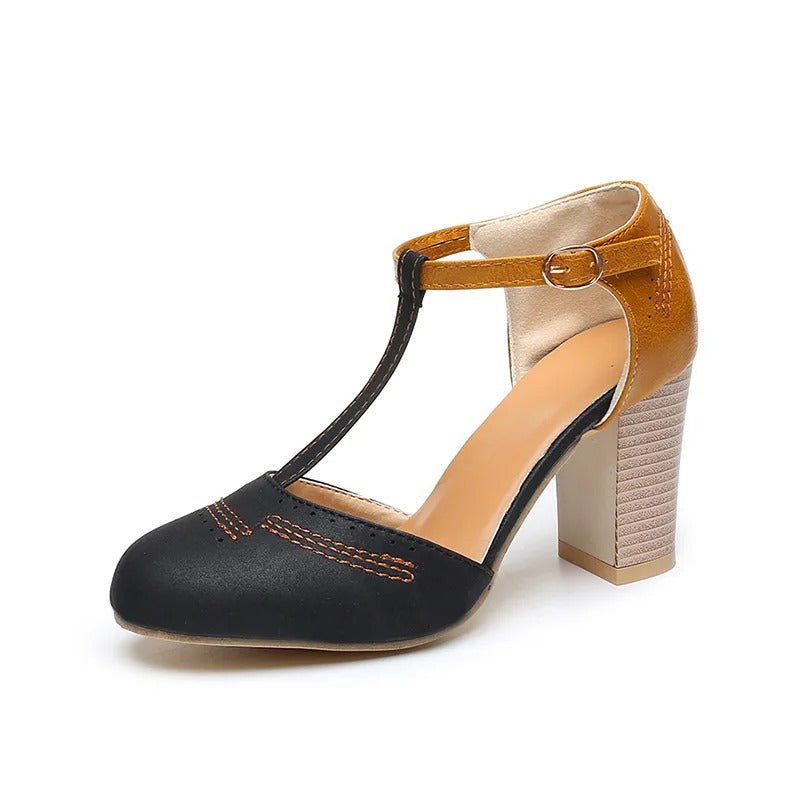 Luxury T-Tied Platform Wedding Pumps