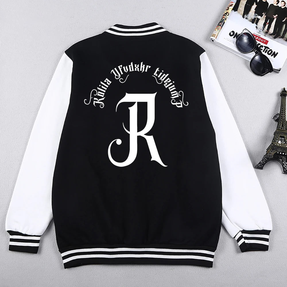 R Mark Preppy Baseball Jacket