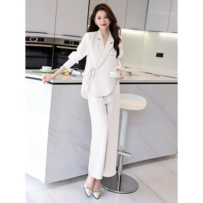 Spring Breeze Striped Two-Piece Suit