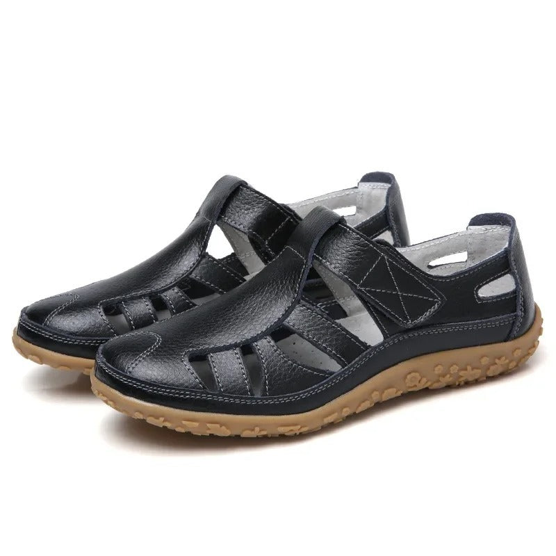 Buruijing Soft Leather Summer Sandals