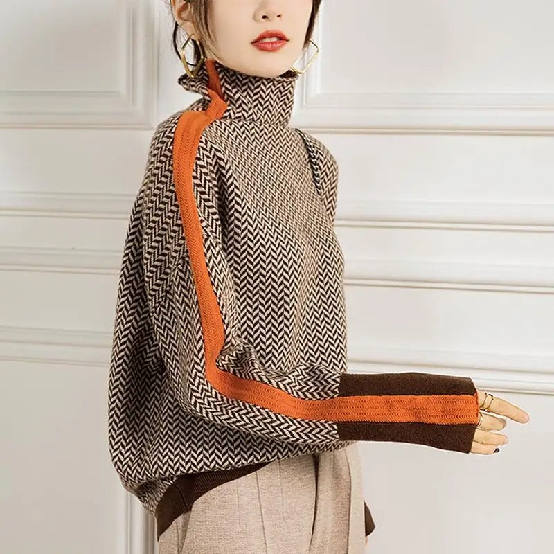 Elegant Slim Fit Turtleneck Sweater