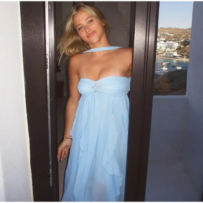 Pink Riviera Ruffle Dress