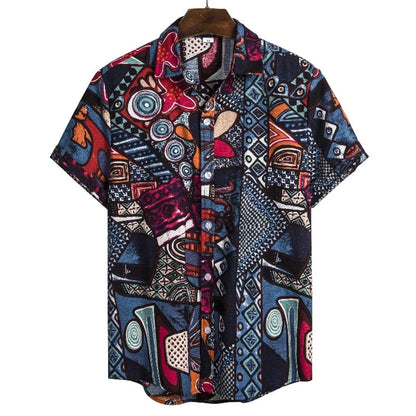 Boho Geometric Beach Shirt