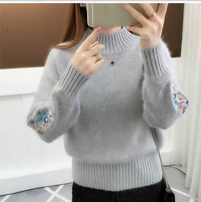 Half High Neck Long Sleeve