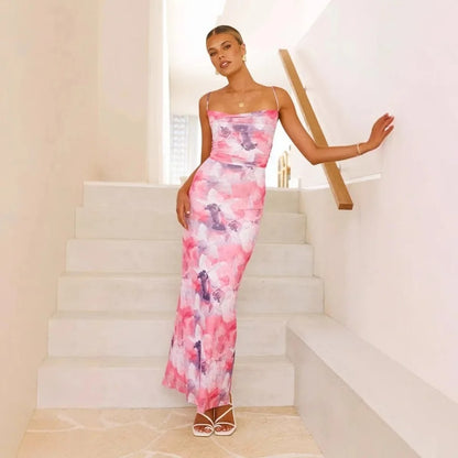 Halter Neck Bodycon Maxi