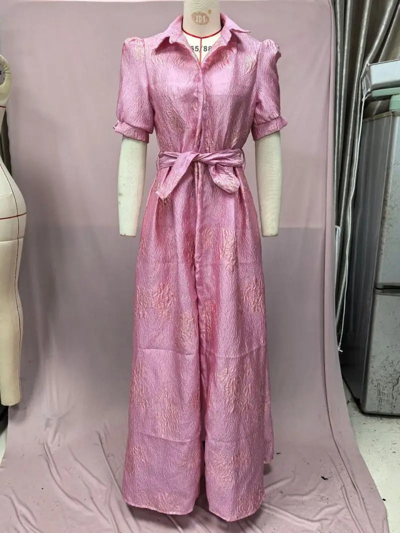 Elegant Embroidered Vintage Court Dress