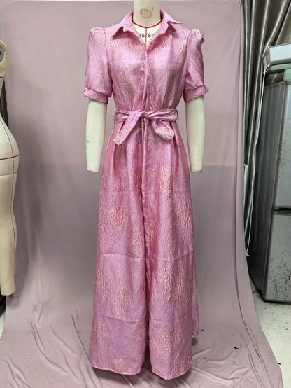 Elegant Embroidered Vintage Court Dress