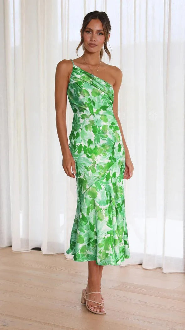 Floral Flair Mermaid Dress