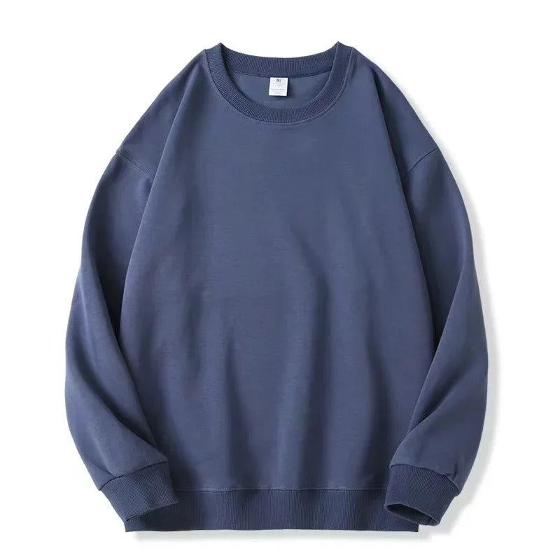 Casual Loose Fit Round Neck Sweatshirt