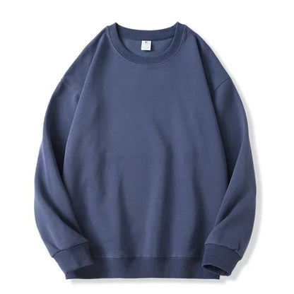 Casual Loose Fit Round Neck Sweatshirt