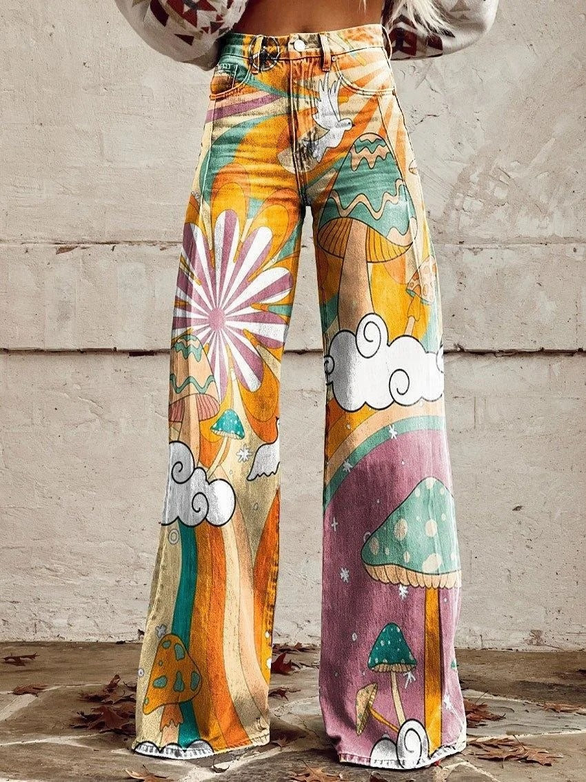 Chic Wide-Leg Cargo Pants