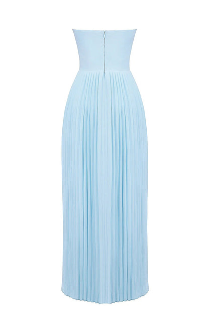 Glamour Curve Strapless Flare Dress