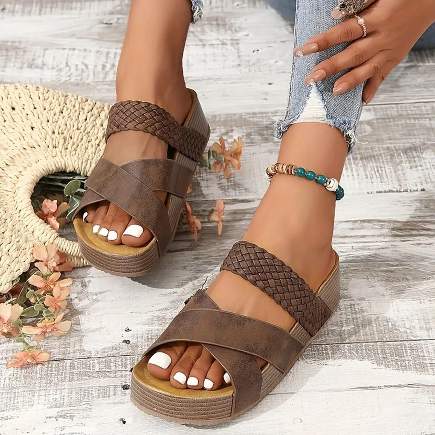 Luxe Stride Women's Hollow Sandals