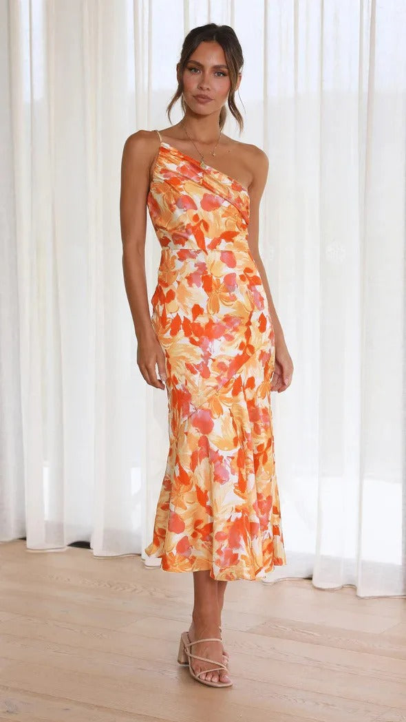 Floral Flair Mermaid Dress