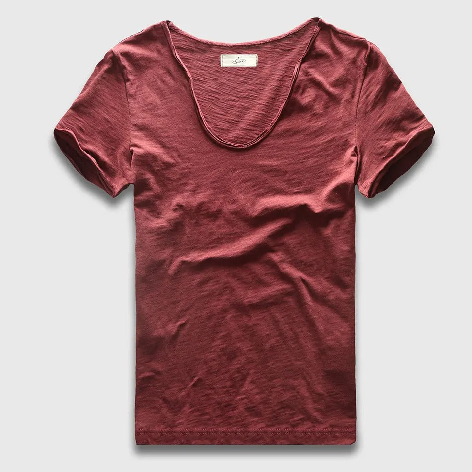 Swag V-Neck Hip Hop Tee for Men