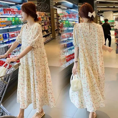 Blossom Ease Plus Midi Dress